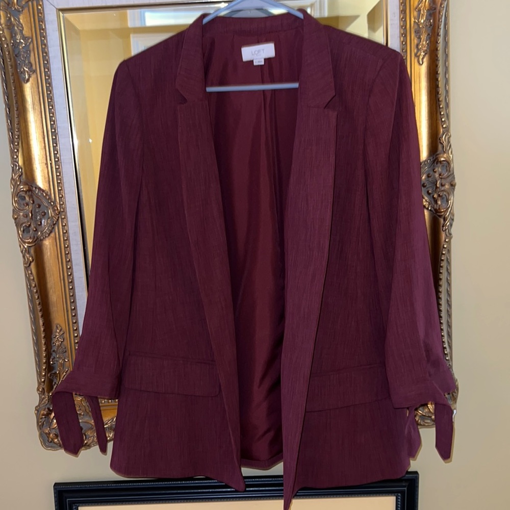 Maroon blazer